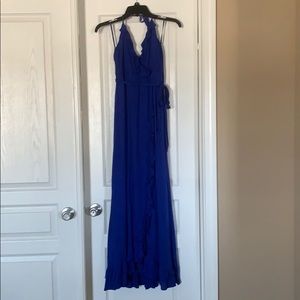 Jaloux Halter Style Maxi Dress